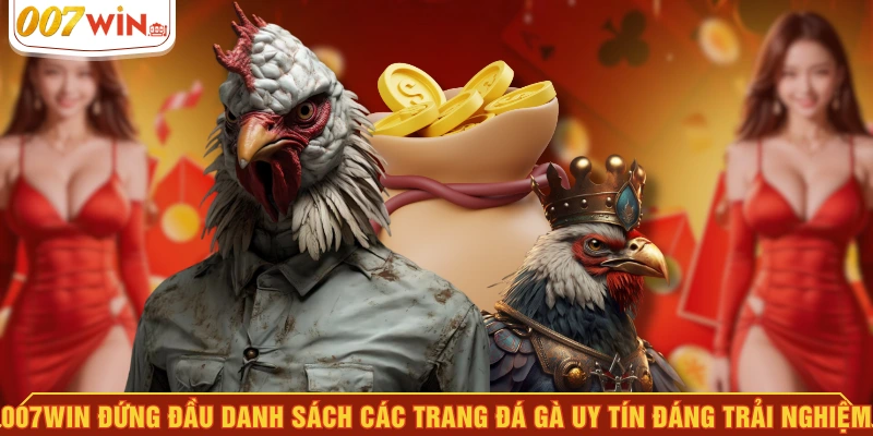 007WIN đứng đầu danh sách các trang đá gà uy tín đáng trải nghiệm 007WIN đứng đầu danh sách các trang đá gà uy tín đáng trải nghiệm